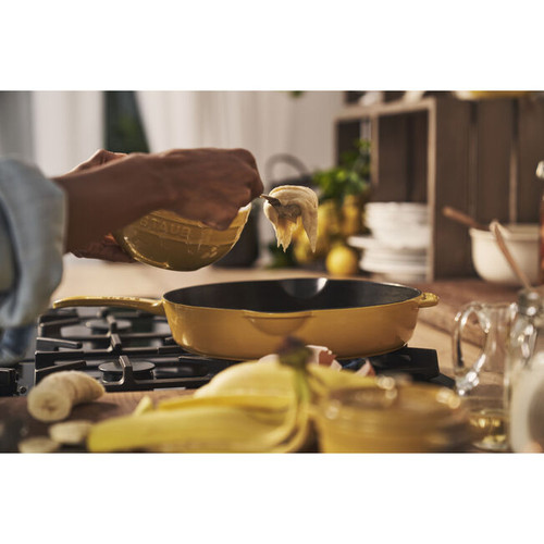 Staub Cast Iron 11" Citron Traditional Fry Pan