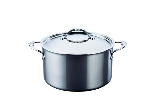 Hestan NanoBond Stainless Steel 8 qt. Covered Stockpot
