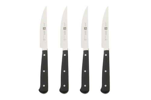 Zwilling Essential 4 Piece Steak Knife Set with Beechwood Box